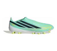 Adidas Chaussures de football F50 Hyperfast Ligue sans lacets AG Vert/Bleu 45 1/3