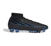 adidas f50 hyperfast mid club fg/mg Noir/Bleu 45 1/3
