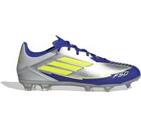 Chaussure F50 League Messi Terrain souple/Multi-surfaces Silver Metallic / Solar Yellow / Lucid Blue 45 1/3