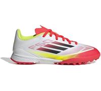 Adidas F50 League Childrens Astro Turf Football Boots Blanc/Rouge 2 (34) Male
