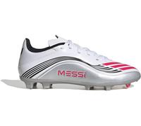 Adidas F50 League Childrens Firm Ground Football Boots Blanc/Rouge C10 (28) Male