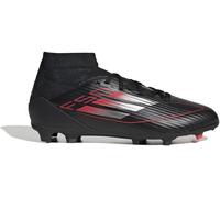 Adidas F50 League Childrens Firm Ground Football Boots Noir/Fer/Rouge 2 (34) Male