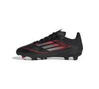 adidas F50 League Football Boots FG/MG Kids Chaussures, Core Black/Iron Metallic/Lucid Red, 21 EU