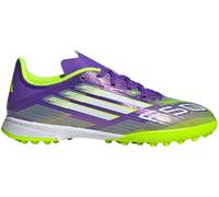 Adidas F50 League Juniors Astro Turf Football Boots Violet/Blanc 5 (38) Male