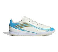 Adidas Chaussures de football F50 Messi Club Indoor Mixte Enfant Ivory/Semi Blue 32 EU