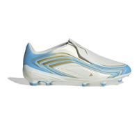Adidas Chaussures de foot F50 Messi sans lacets Terrain ferme Enfant 31 Ivoire/Semi Blue/Icey Blue