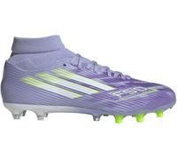 adidas Femme F50 SPARKFUSION League W Mid Firm Artificial Ground Football Boots Chaussures, Violet Tone/Lucid Lemon/Purple Rush, 38 EU