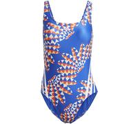 Adidas Farm 3S Clx St One Piece Swimsuit Womens Bleu 10 (S) Female