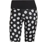 Adidas Farm Print Bike Shorts Womens Noir/Nu 6 (XXS) Female