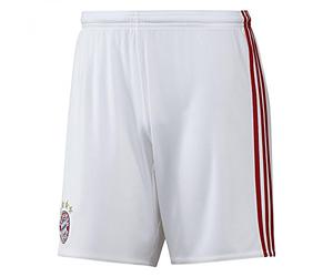 adidas FC Bayern Munich Replica Domicile Short Garçon, Blanc/FCB True Red, FR : 164 cm (Taille Fabricant : 164 cm)