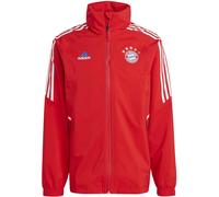 Adidas Fcb Rain Jkt Rouge S Male