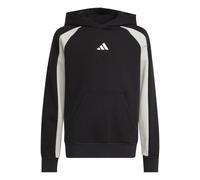 Adidas Felpa con cappuccio Seasonal Essentials Colorblock Fleece Jr bambino nero