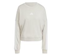 Adidas Felpa Essentials 3-Stripes French Terry Girocollo da donna sand