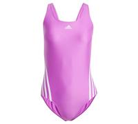 adidas Femme 3-Stripes Swimsuit, Purple Burst/White, 32