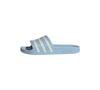 adidas Femme Adilette Aqua Slides, Glow Blue/Zero Metalic/Zero Metalic, 42 EU