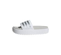 adidas Femme Adilette Platform Slides, Cloud White/Zero Metalic/Grey One, 39 EU