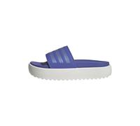 adidas Femme Adilette Platform Slides, Cobalt Blue/Blue Spark/Core White, 42 EU