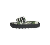adidas Femme ADILETTE PLATFORM SLIDES, Crew Green/Core Black/Core Black, 42 EU
