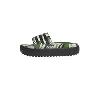 adidas Femme Adilette Platform Slides TOBOGGANS, Crew Green/Core Black/Core Black, 39 EU