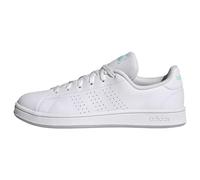 adidas Femme Advantage Base Court Lifestyle Shoes Chaussures, Cloud White/Cloud White/Pulse Mint, 38 2/3 EU