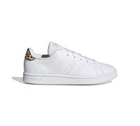ADIDAS Femme Advantage Base Shoes Chaussures, Cloud White/Cloud White/Gold, 37 1/3 EU