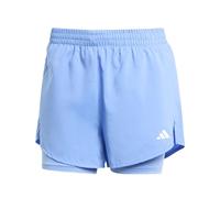 adidas Femme AEROREADY Made for Training Minimal Two-in-One Shorts, Blue Fusion/White, XS