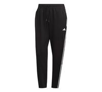 adidas Femme AEROREADY Made4Training 7/8 Knit 3-Stripes Tapered Pants, Black/White, XS