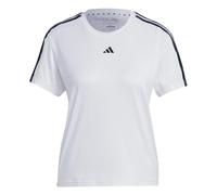 adidas Femme AEROREADY Train Essentials 3-Stripes Tee, White/Black, L