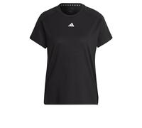 adidas Femme AEROREADY Train Essentials Minimal Branding Crewneck Tee, Black, XXS