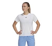 adidas Femme AEROREADY Train Essentials Minimal Branding Crewneck Tee, White, XL