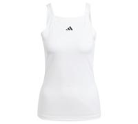 adidas Femme AEROREADY Train Essentials Minimal Branding Tank Top, White/Black, XXS