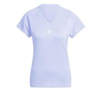 Adidas Femme AEROREADY Train Essentials Minimal Branding V-Neck Tee, Blue Spark, XS