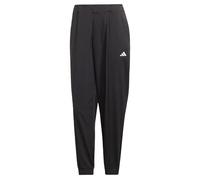 adidas Femme AEROREADY Train Essentials Minimal Branding Woven Pants, Black/White, L