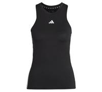 adidas Femme AEROREADY Train Essentials Regular 3-Stripes Tank Top, Black/White, L