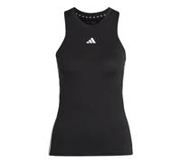 adidas Femme AEROREADY Train Essentials Regular 3-Stripes Tank Top, Black/White, S