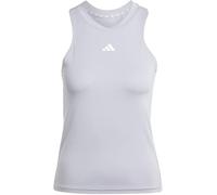 adidas Femme AEROREADY Train Essentials Regular 3-Stripes Tank Top, Glory Grey/White, L