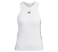 adidas Femme AEROREADY Train Essentials Regular 3-Stripes Tank Top, White/Black, XL