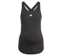adidas Femme AEROREADY Train Essentials Slim-Fit Tank Top (Maternity), Black/White, L