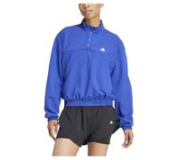 adidas Femme AEROREADY Train Essentials Woven Quarter-Zip Track Jacket, Semi Lucid Blue, XS
