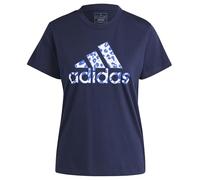 adidas Femme Animal Print Graphic Tee, Legend Ink, XS