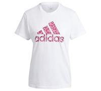 adidas Femme Animal Print Graphic Tee, White, XXS