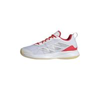 adidas Femme Avaflash Low Tennis Shoes, FTWR White/Silver met./Lucid Red, 38 EU