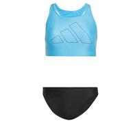 adidas Femme Big Bars Bikini, Blue Burst/Black, 32