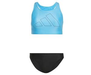 adidas Femme Big Bars Bikini, Blue Burst/Black, 34