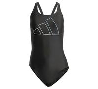 adidas Femme Big Bars Swimsuit, Black, 28