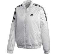 Adidas Femme Bomber Veste Entraînement Mi-Saison Hiver Doublée Gris Clair NEUF