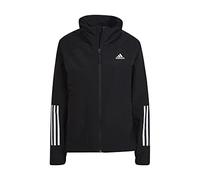 adidas Femme BSC 3-Stripes RAIN.RDY Jacket, Black, M