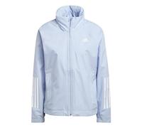 adidas Femme BSC 3-Stripes RAIN.RDY Jacket, Blue Dawn, L