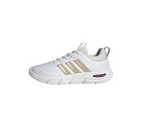 adidas Femme Cloudfoam Flex Elastic Laces Shoes, FTWR White/Cyber met./Crystal White, 41 1/3 EU