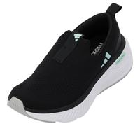 adidas Femme Cloudfoam GO Lounger Shoes Chaussures, Core Black/Semi Flash Aqua/Cloud White, 36 EU